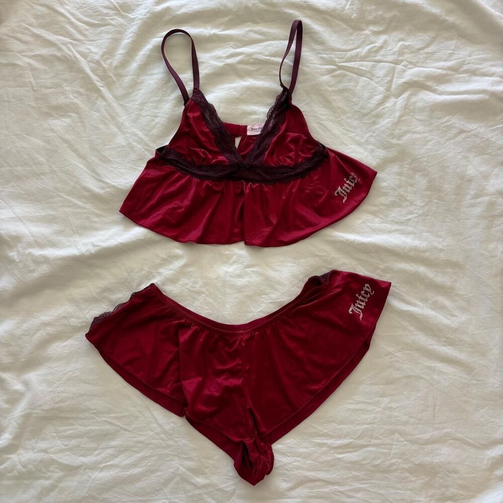 Juicy-couture Women's Burgundy and Red Pajamas